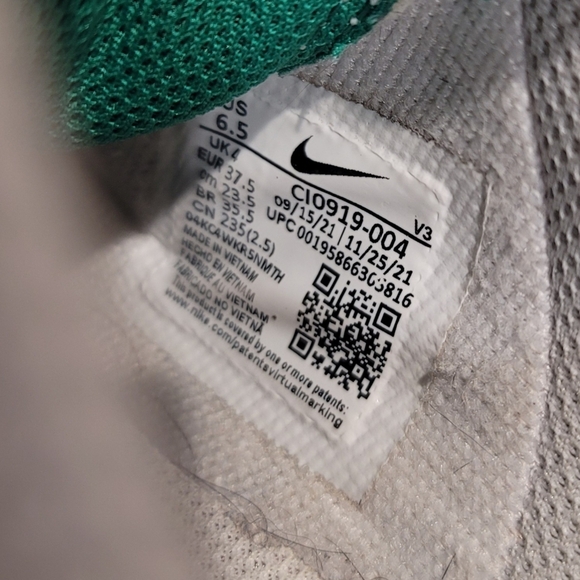 Nike Air Force 1 Shadow Photon Dust Malachite-Black Y2K Sneakers - 6.5 US WMNS - Picture 7 of 9